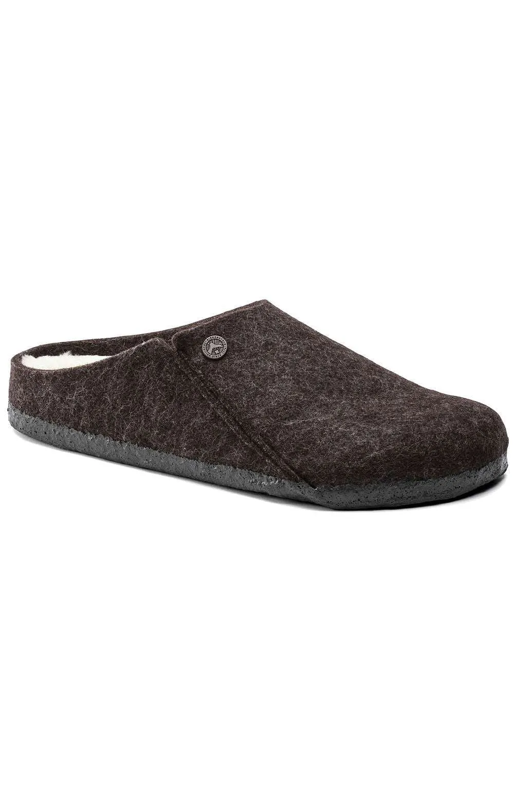 (1016570) Zermatt Shearling Wool Felt Slippers - Mocha