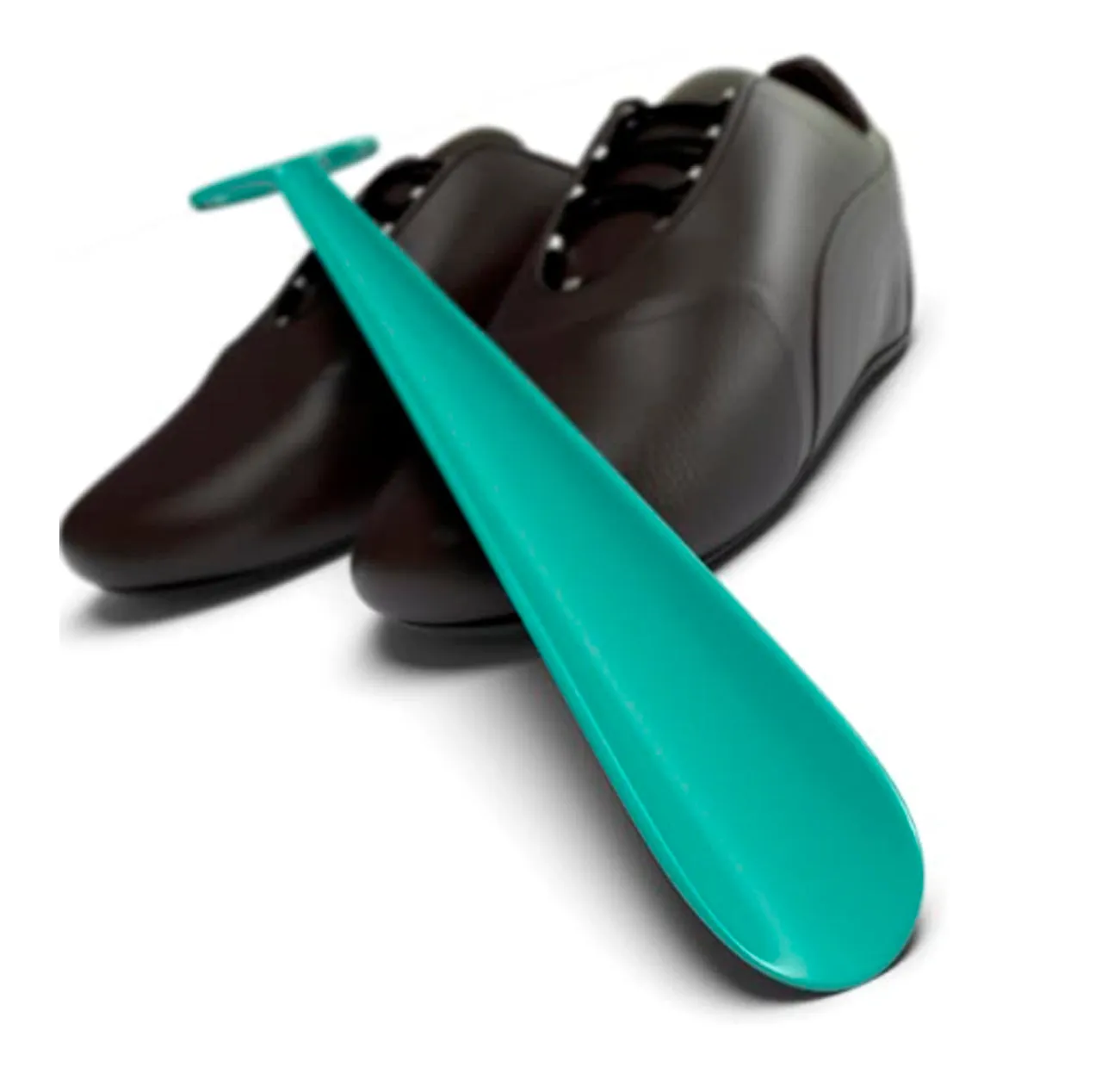 24" Inch Extra Long Handled Shoehorn Color  Turquoise