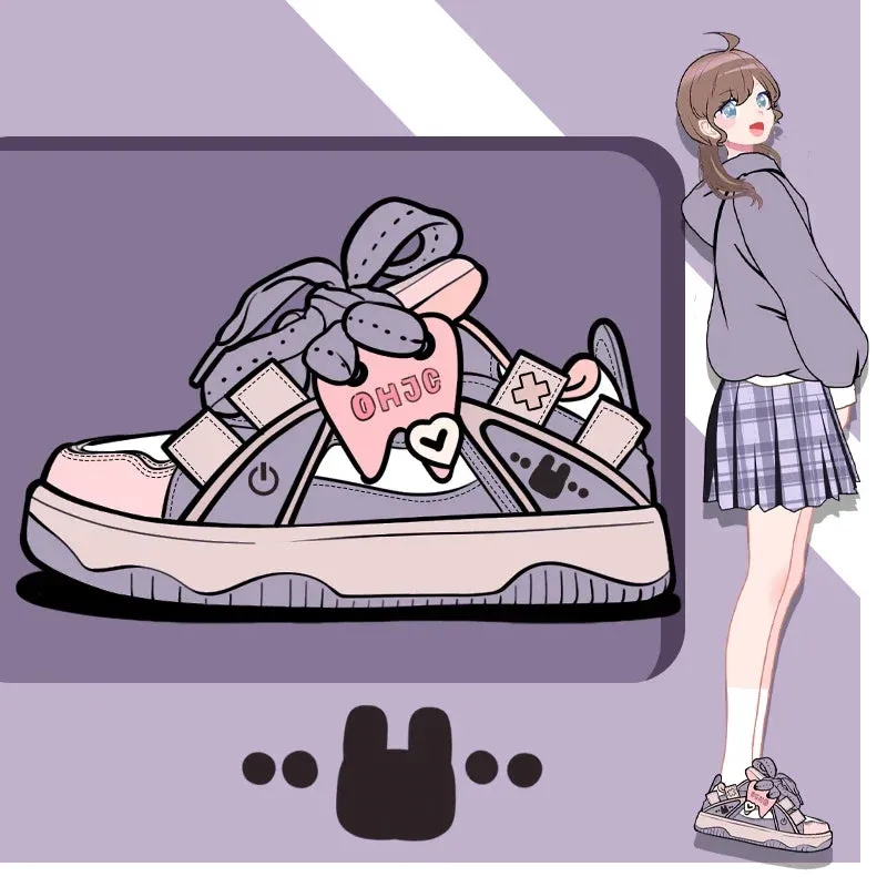 2D Gamer Babe Sneakers