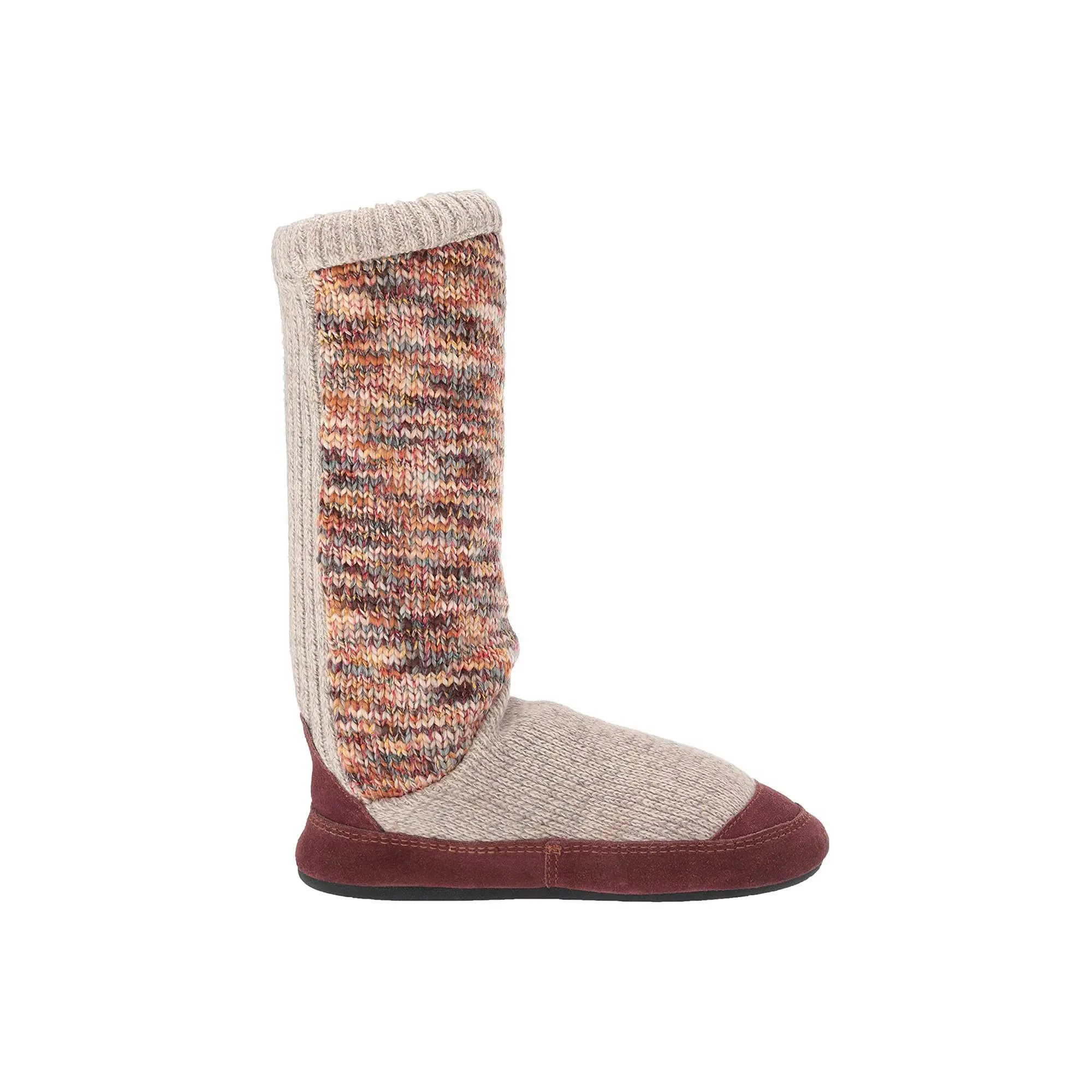 Acorn Women's Slouch Boots - Block Design, Sunset Cable Knit, X-Large | A10161SCKWXL