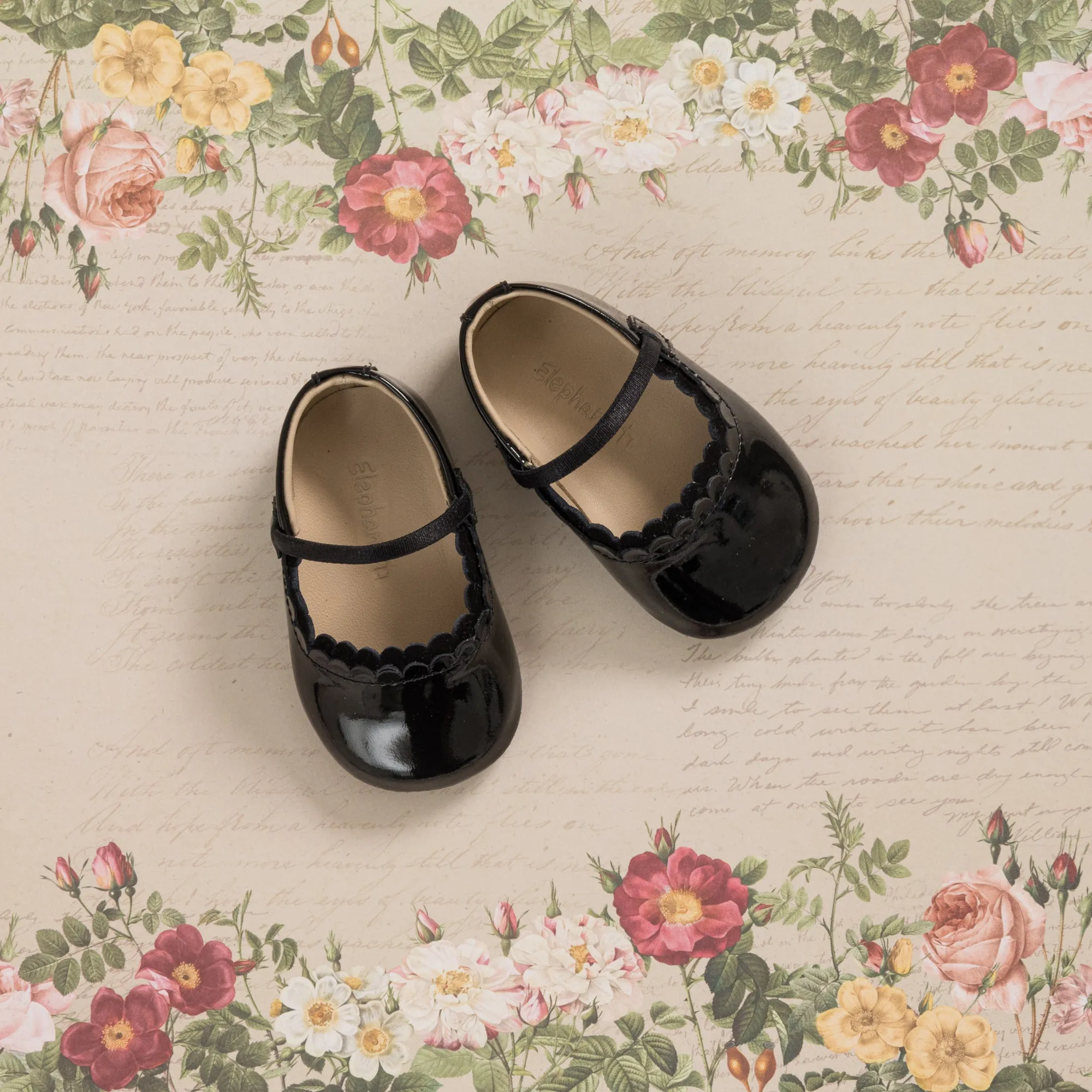 Ava Baby Ballet Patent Black