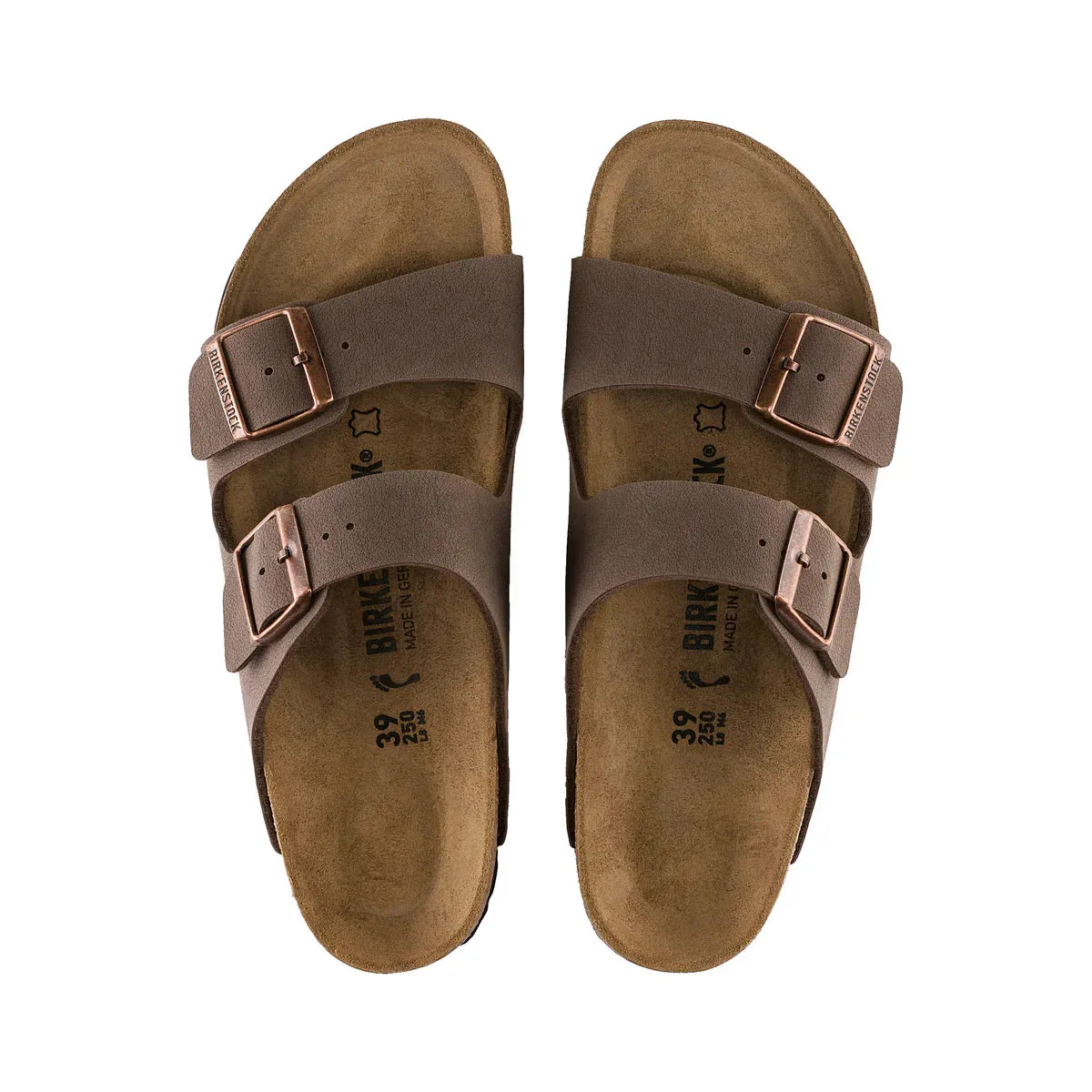 Birkenstock - Arizona BirkiBuc - Mocca - Regular Fit