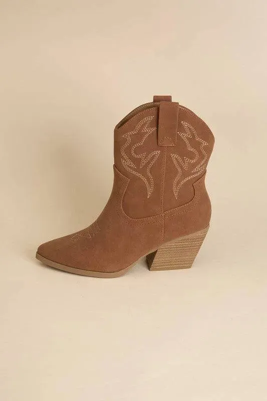 Blazing-S Western Ankle Booties