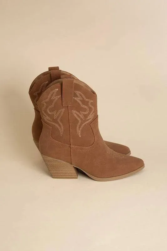 Blazing-S Western Ankle Booties