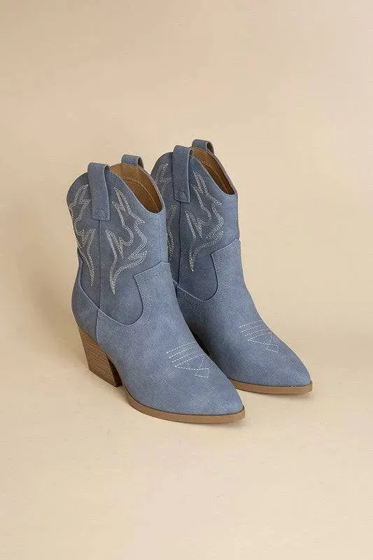 Blazing-S Western Ankle Booties