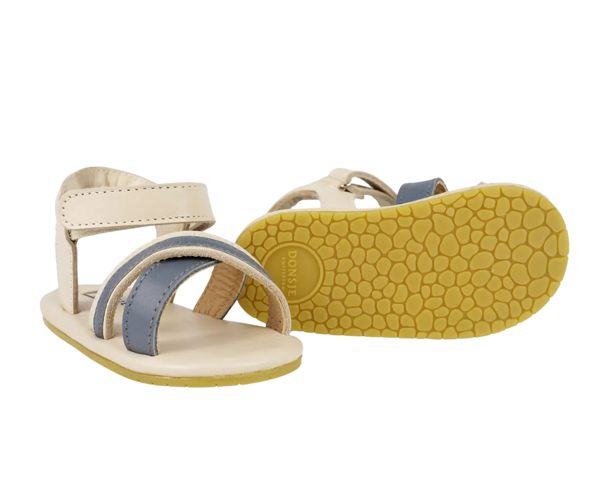 Bodi Sandals | Cream Leather