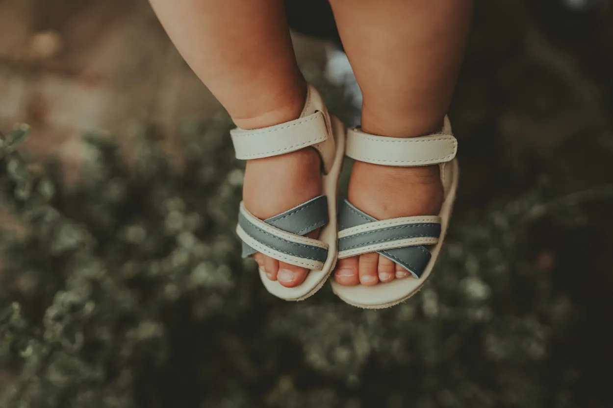 Bodi Sandals | Cream Leather