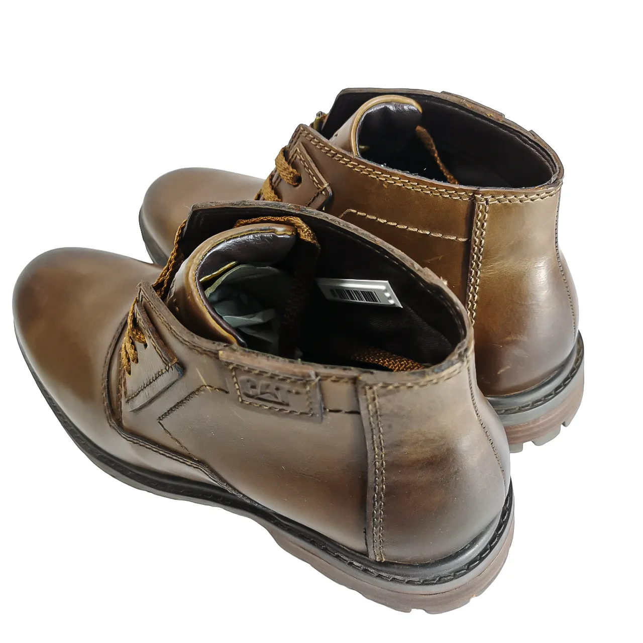 CATERPILLAR LEATHER Stats Brown Boot