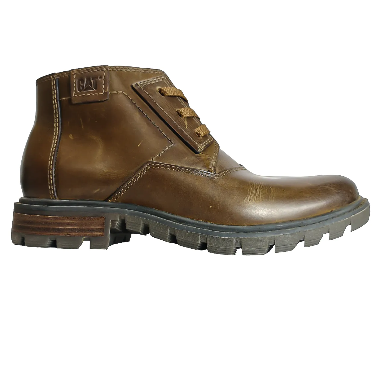 CATERPILLAR LEATHER Stats Brown Boot