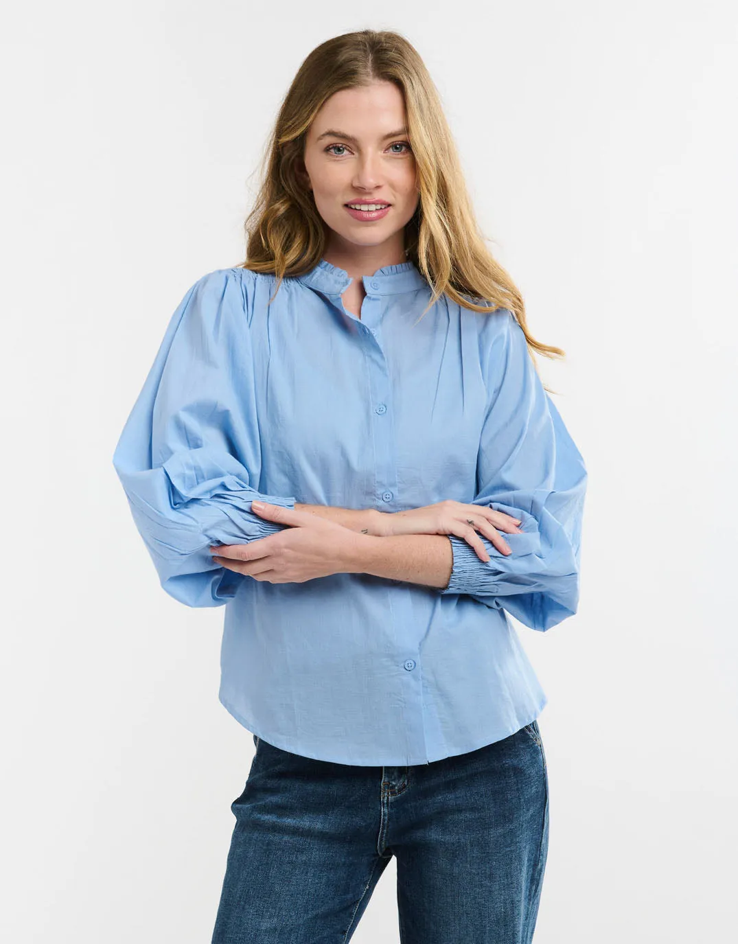 Clara Shirt - Sky Blue