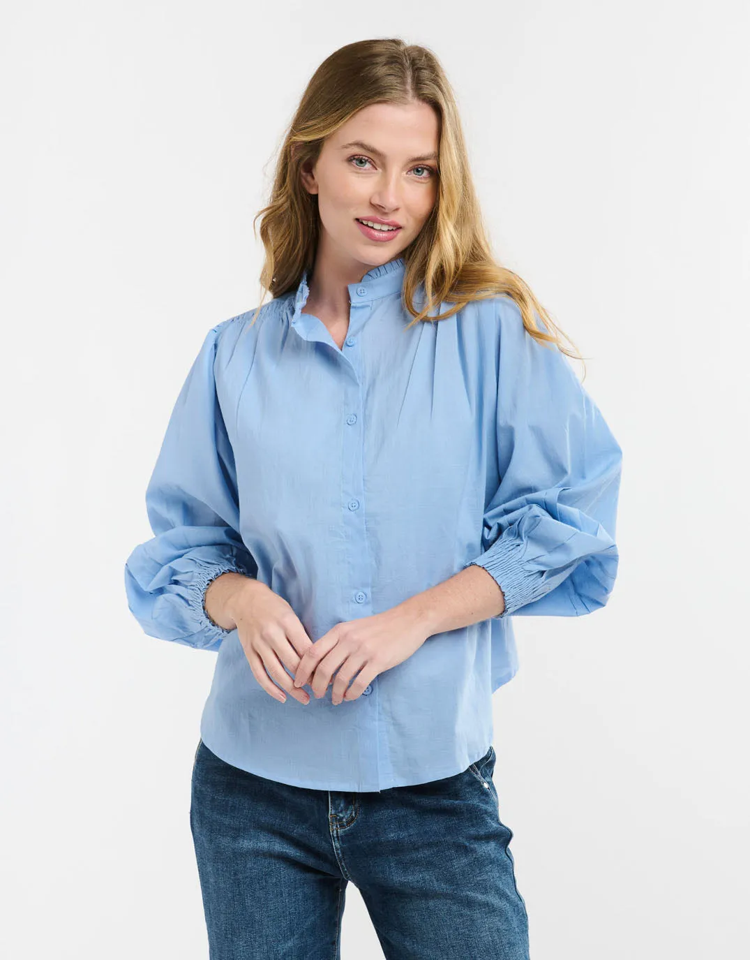 Clara Shirt - Sky Blue