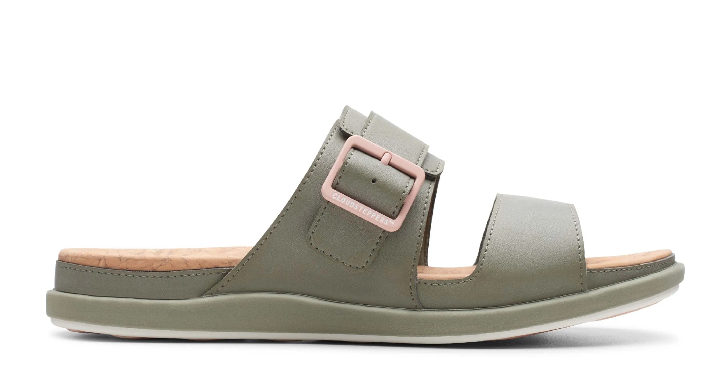 Clarks Step June Tide Womens Slip On Mule Sandal