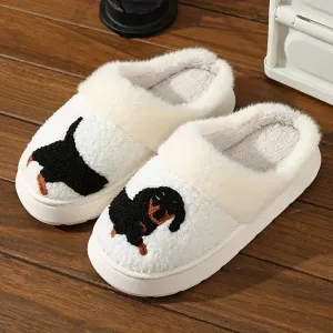 Cozy Dachshund Slippers