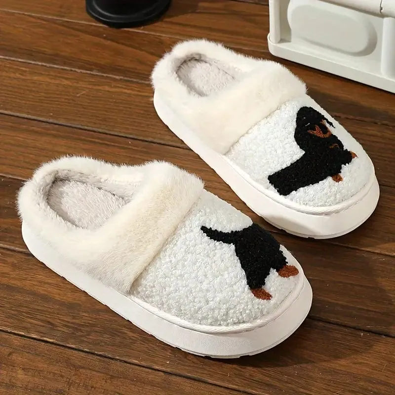 Cozy Dachshund Slippers