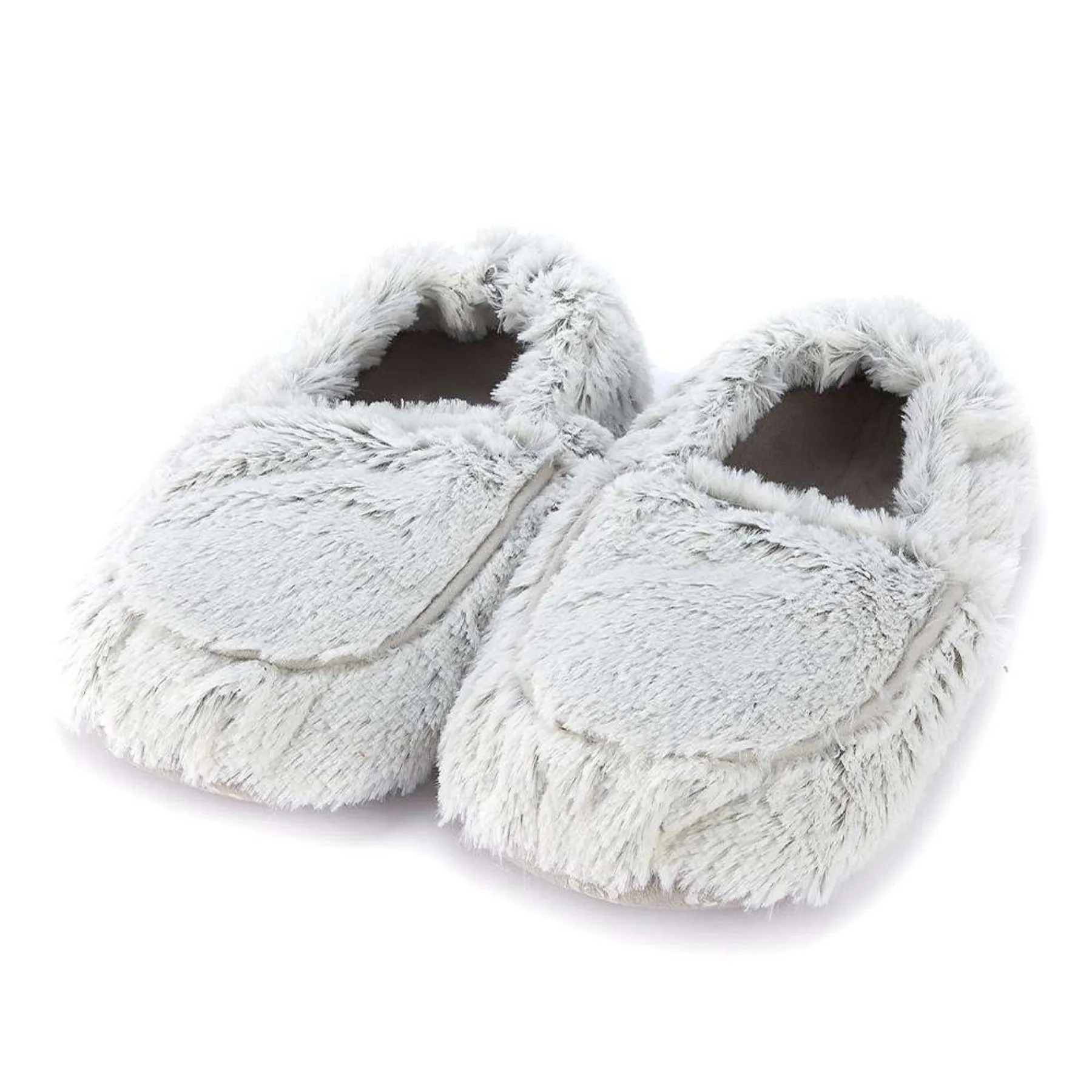 Cozy Plush Slippers - Marshmallow Gray