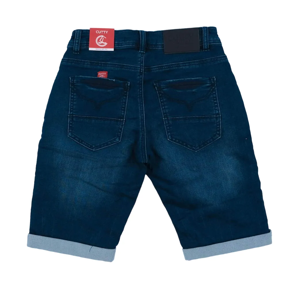 Cutty Tempo Indigo Blue Jean Shorts