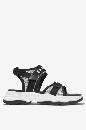 DKNY Girls Bicolour Logo Sandals