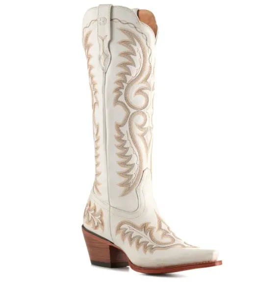 Durango Women's Crush Ivory Snip Toe Tall Cowboy Boots DRD0471