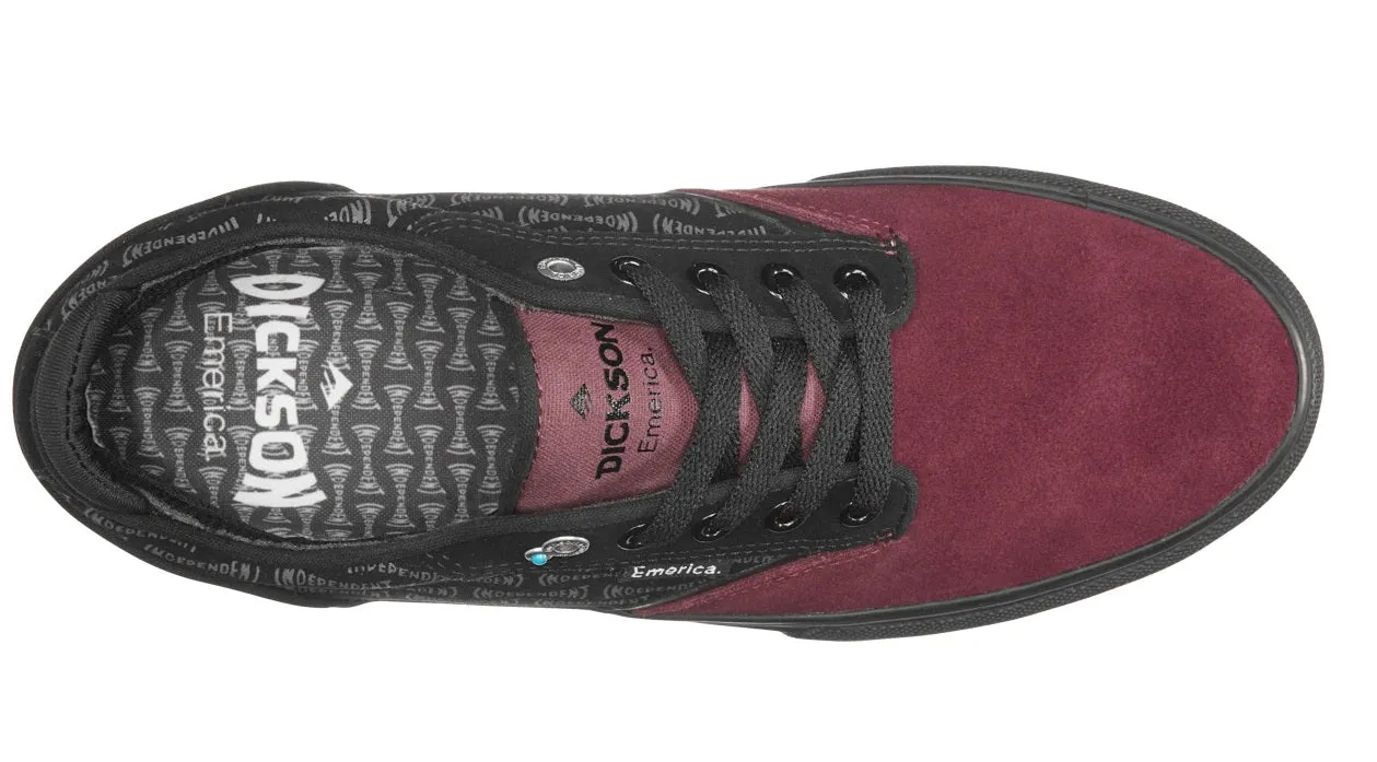 Emerica x Independent Dickson Shoe, Red Black