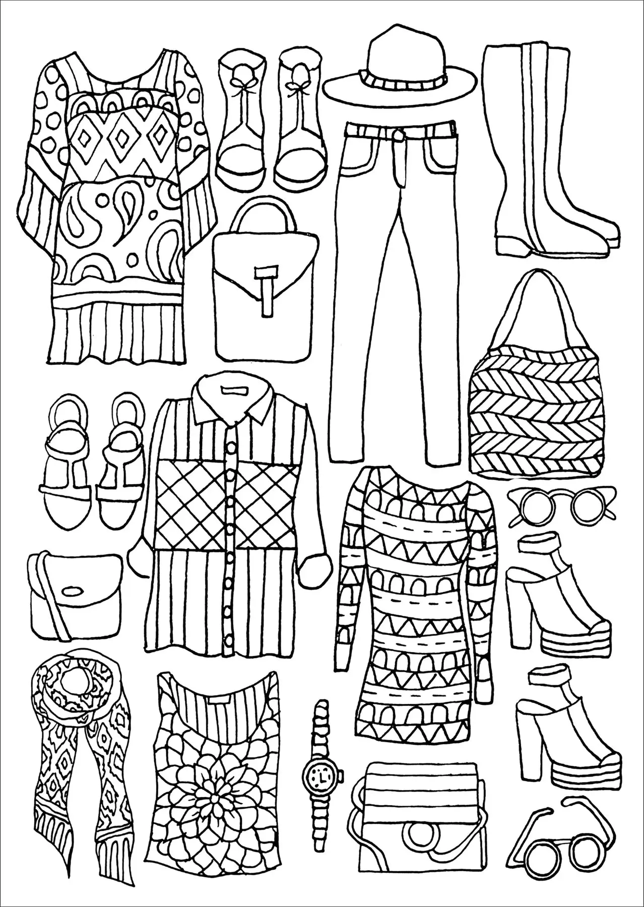 Fashion Artist's Coloring Book