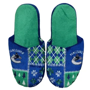 Forever Collectibles NHL Adult Ugly Slippers - Vancouver Canucks