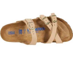 Franca Soft Footbed Birkenstock Sandals, Nubuck Sandcastle