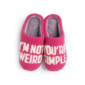 Fuzzy Slip On Slippers