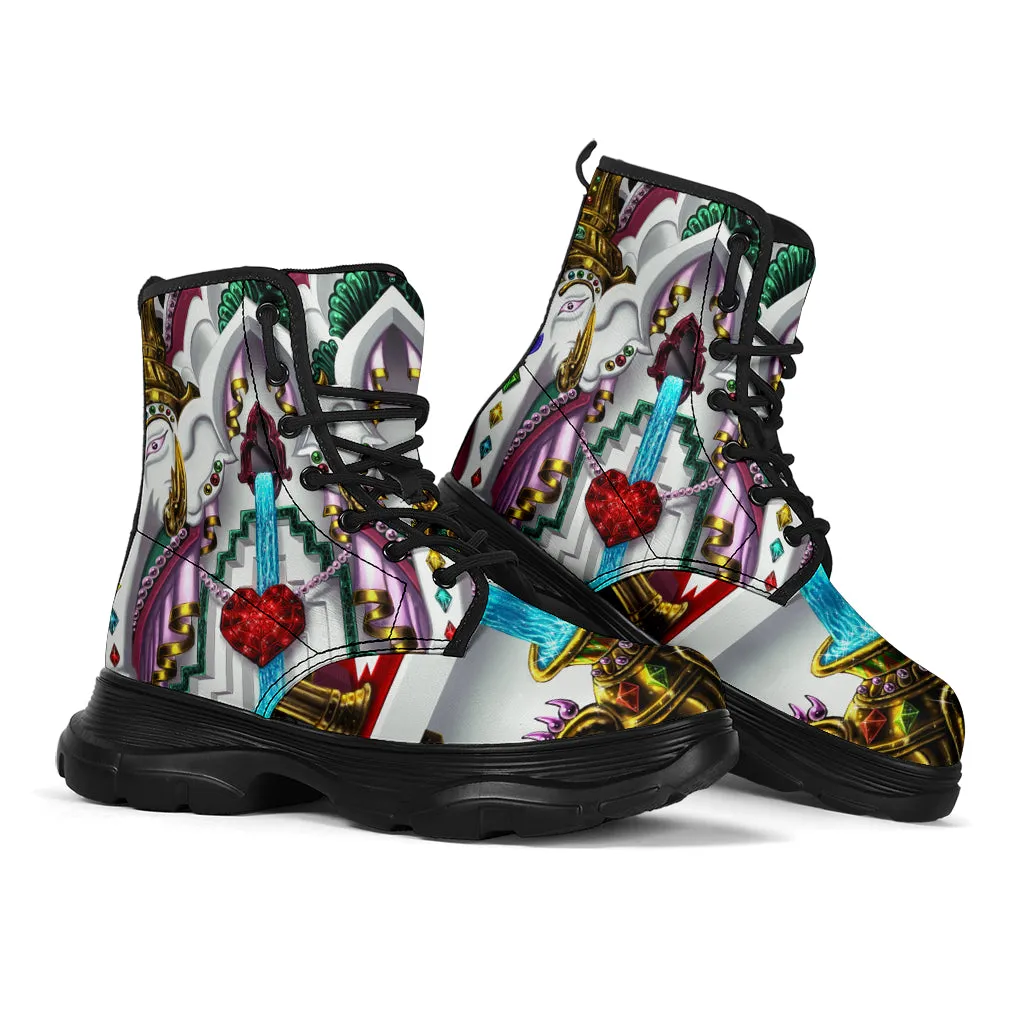 GANESHA CHUNKY BOOTS | SALVIA DROID