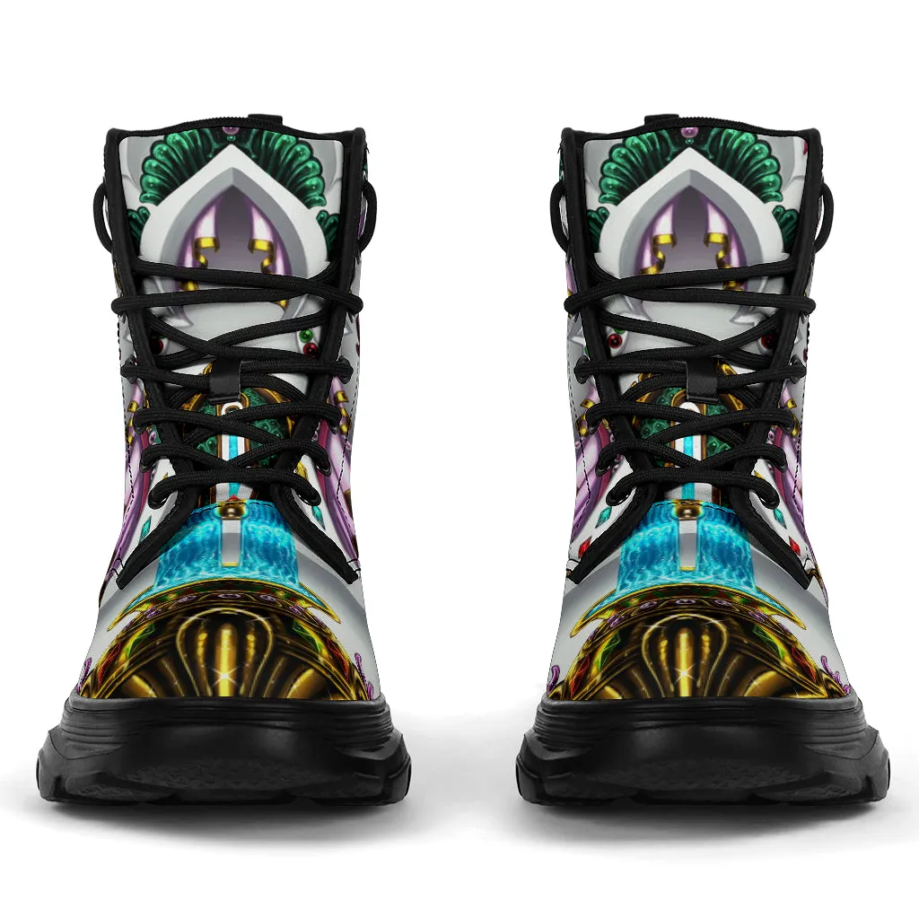 GANESHA CHUNKY BOOTS | SALVIA DROID