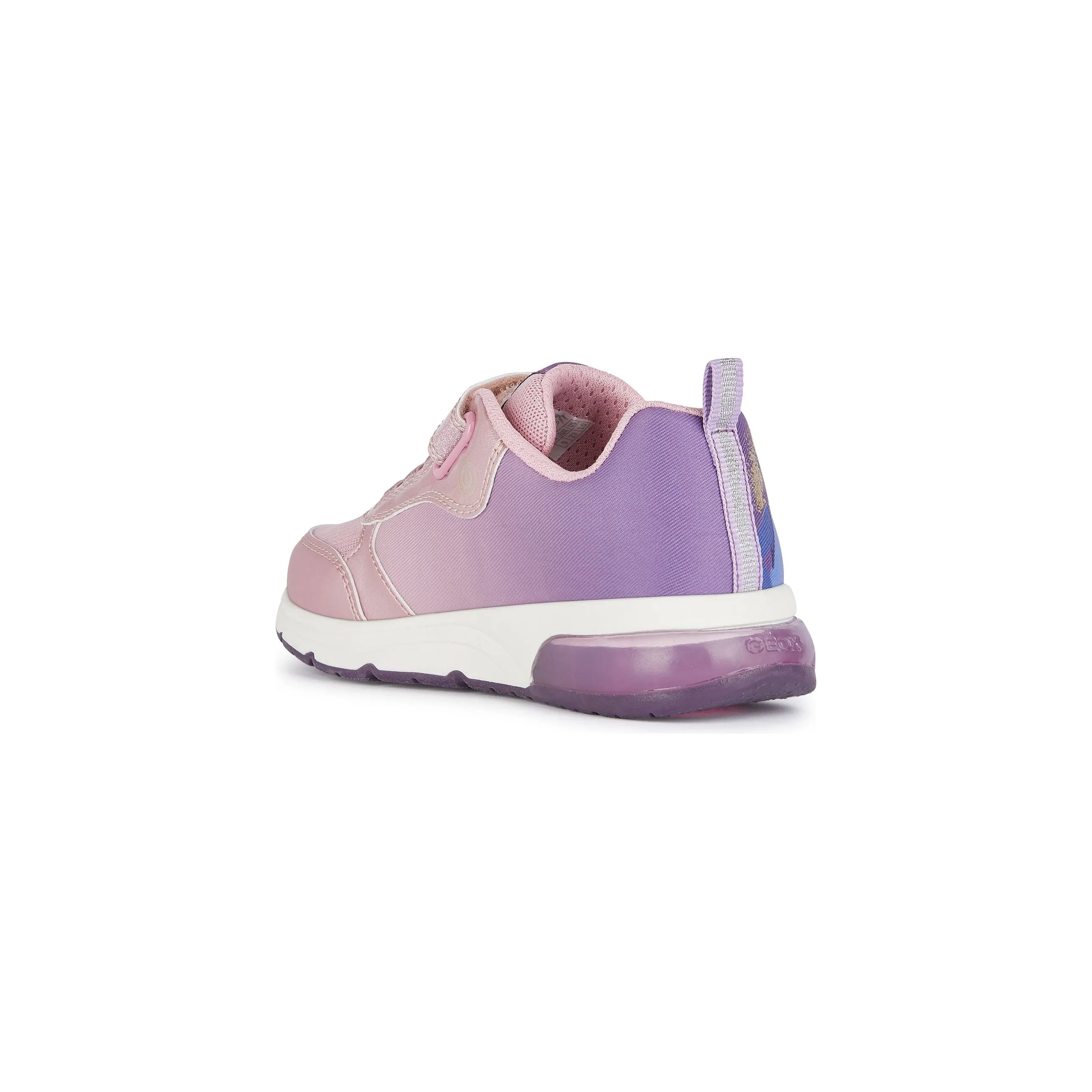 Geox Girls Trainer J Spaceclub J458VA Pink/Light Prune