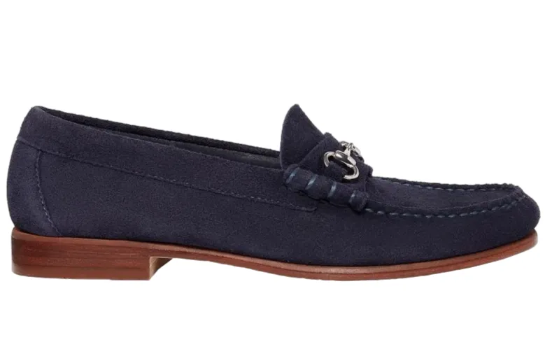 G.H Bass Palm Spring Lincoln Suede Loafer: NAVY