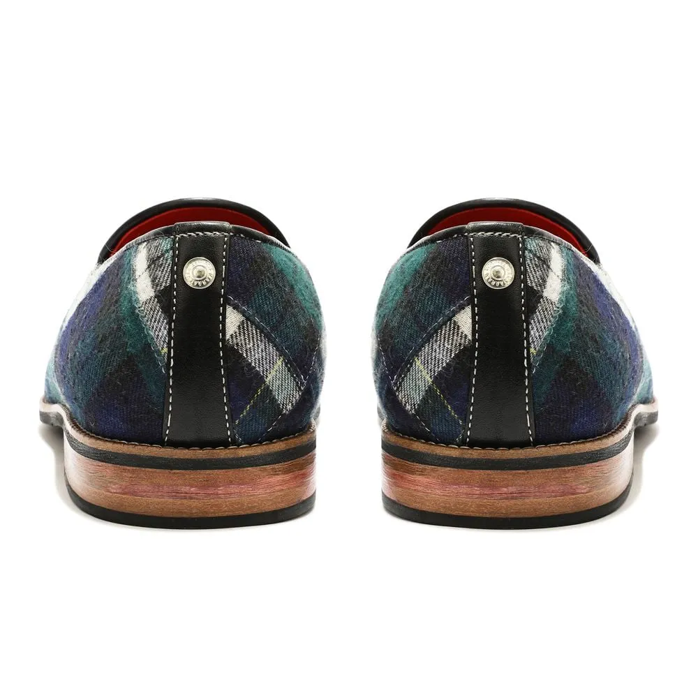 Green Tartans Slip_on for Men (discontinued)