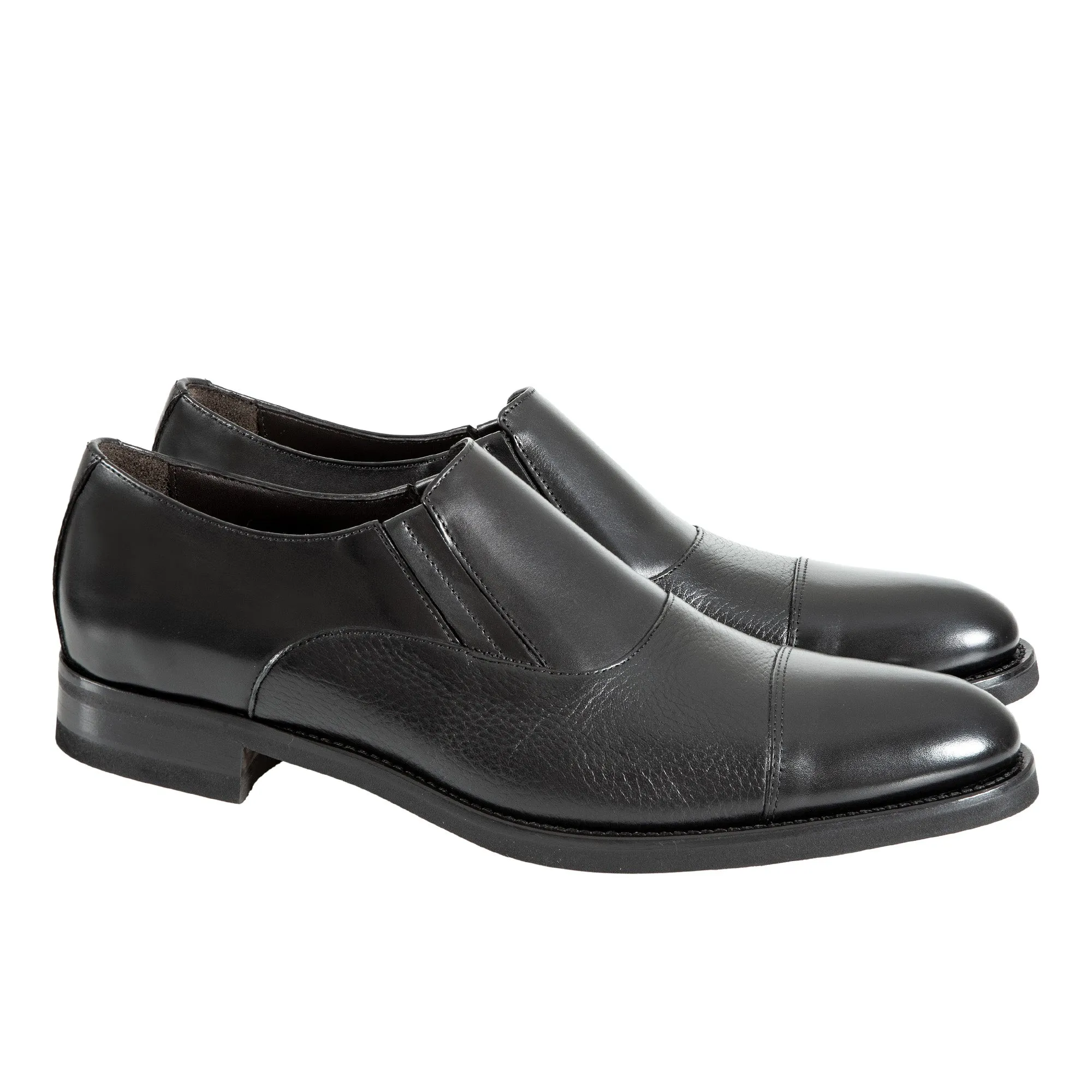 HENRY SARTORIAL Classic Elastic Loafers BLACK