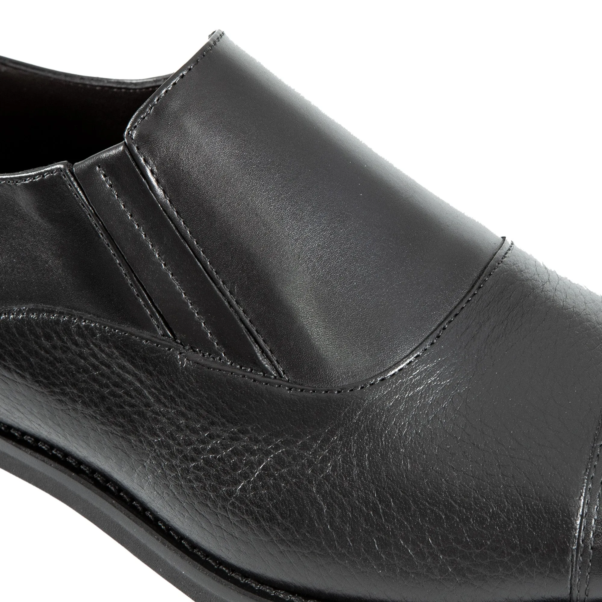 HENRY SARTORIAL Classic Elastic Loafers BLACK