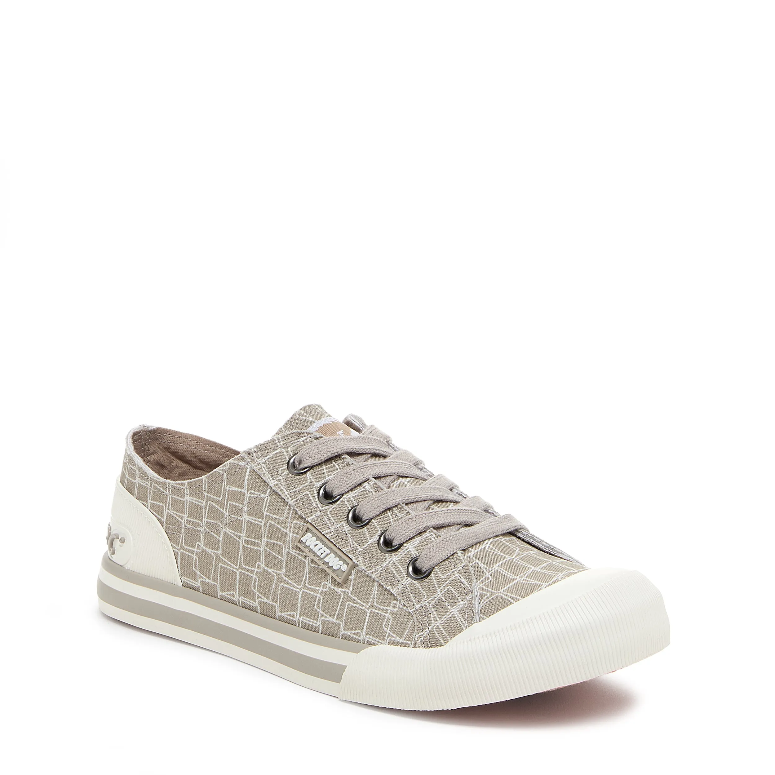 Jazzin Grey Geometric Trainers