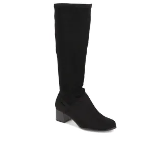 Knee Length Heeled Boots - WBINS38074 / 324 480