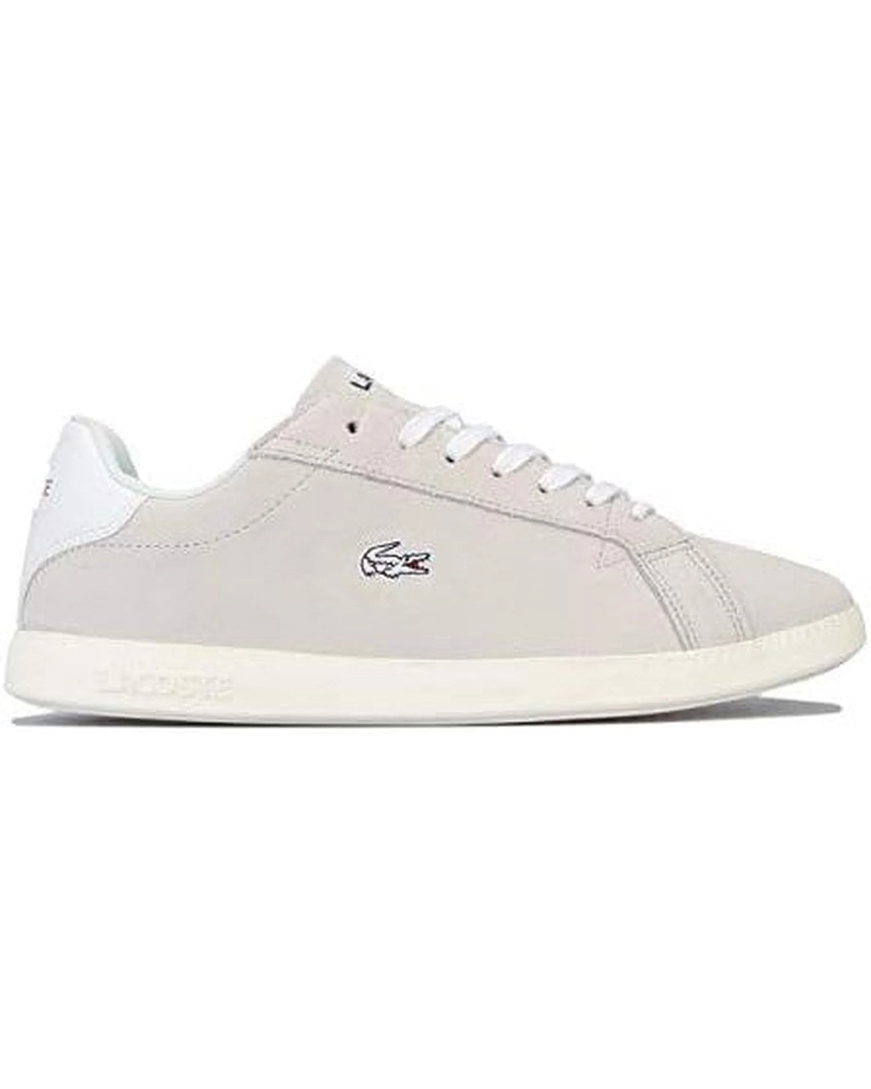 Lacoste Womens Graduate Suede Off White