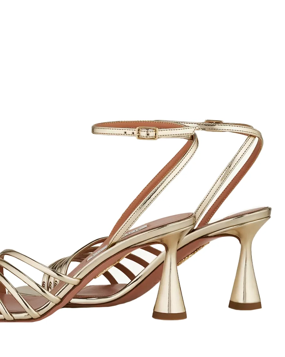 Lator Strappy Sandal in Soft Gold