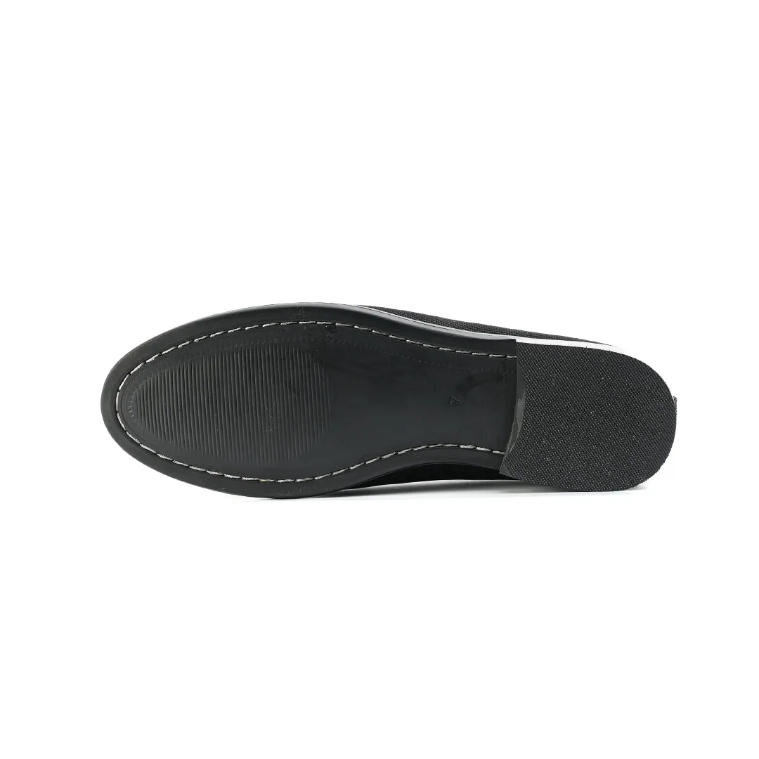 Monkstory Sparkling Belgian Slip-Ons - Black