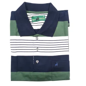 NEW GENTS Green Stripe Golfer