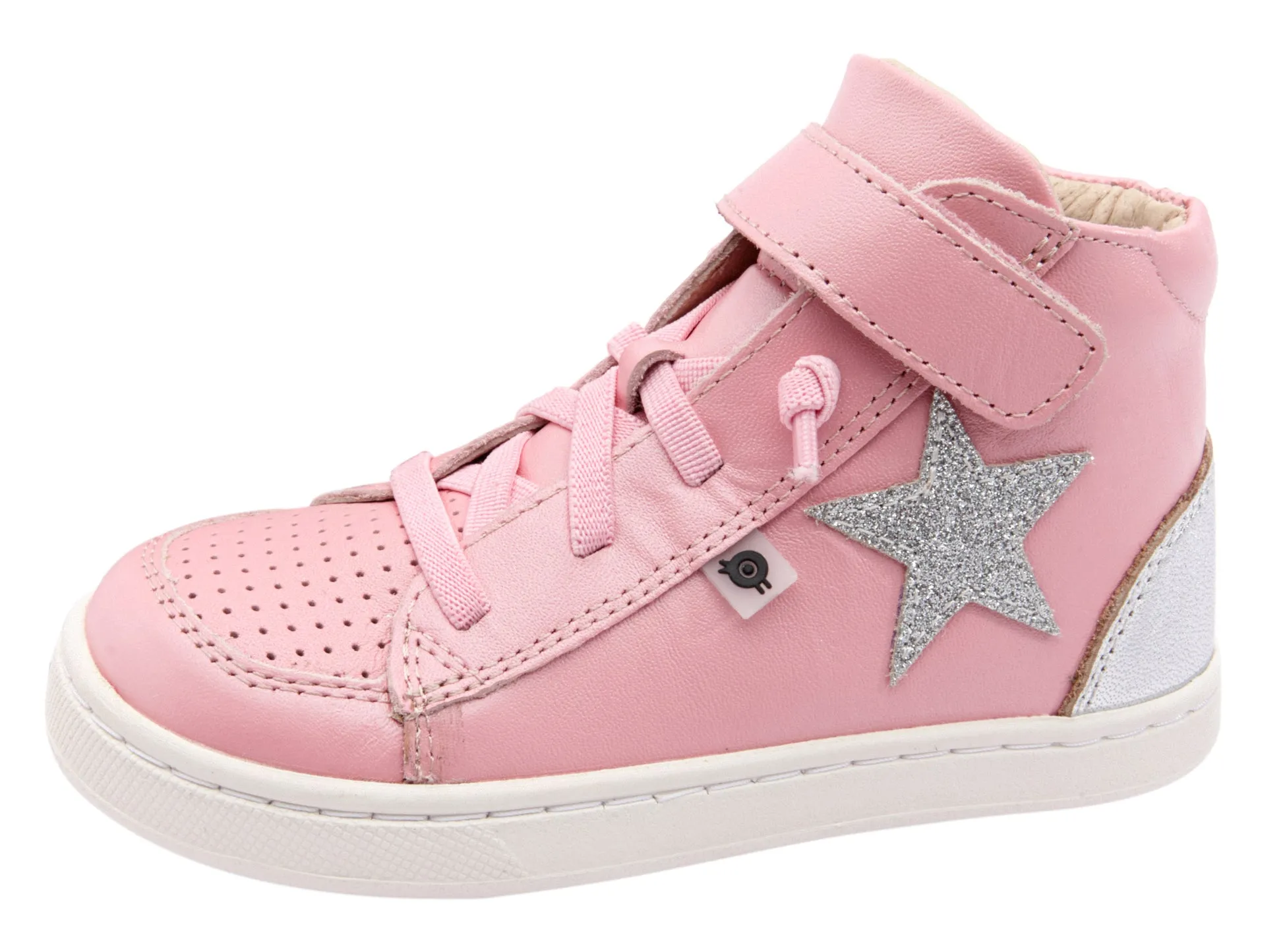 Old Soles Girl's 6104 Champster Sneakers - Pearlised Pink/Silver/Glam Argent