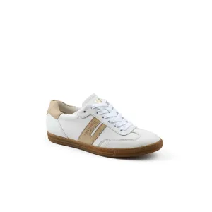 Paul Green White Leather Trainer 5350