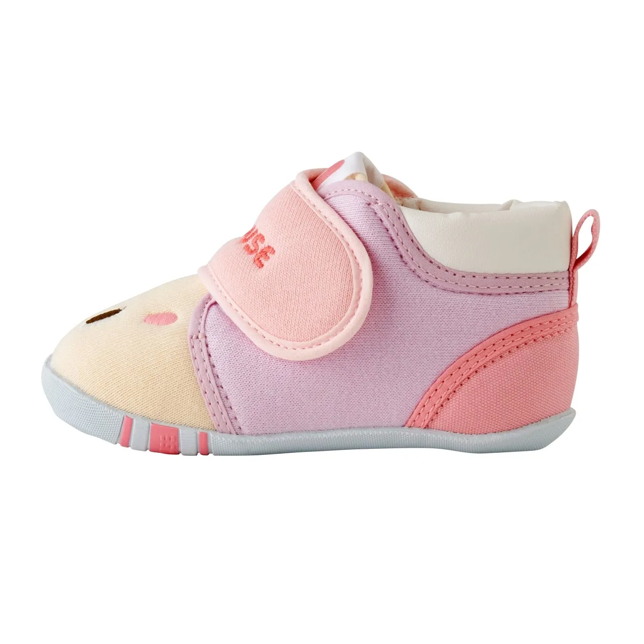 Plush First Walker Shoes - Rosy Pink