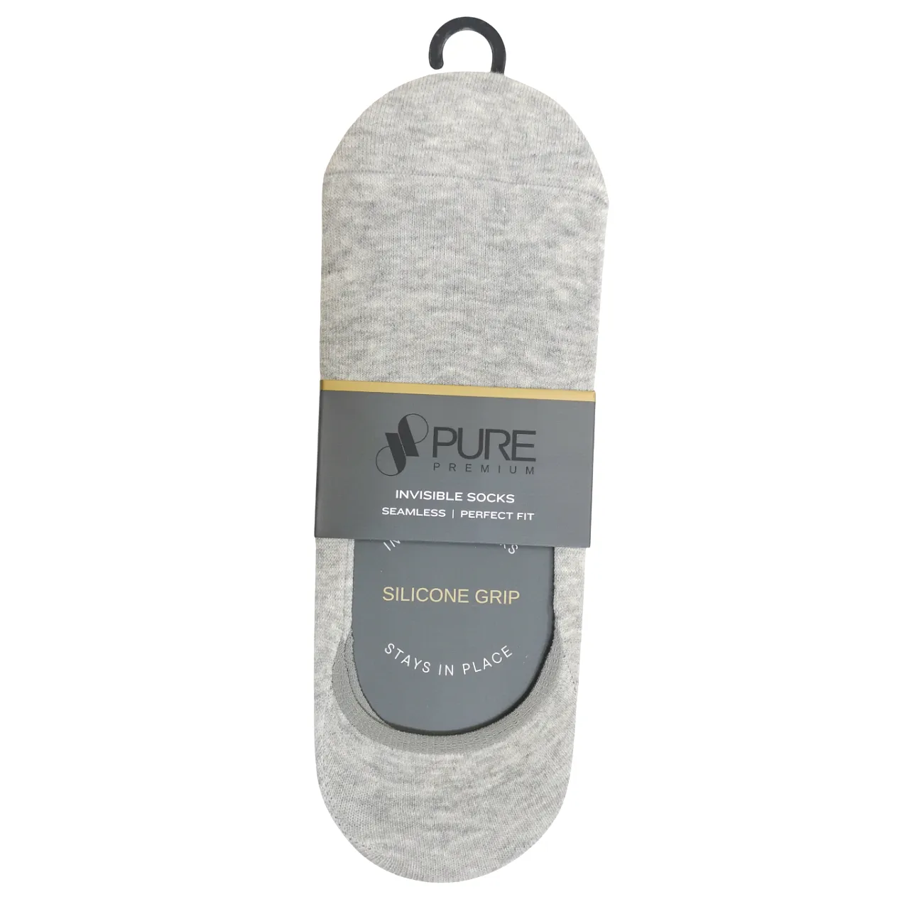 Pure Premium Secret Socks Grey