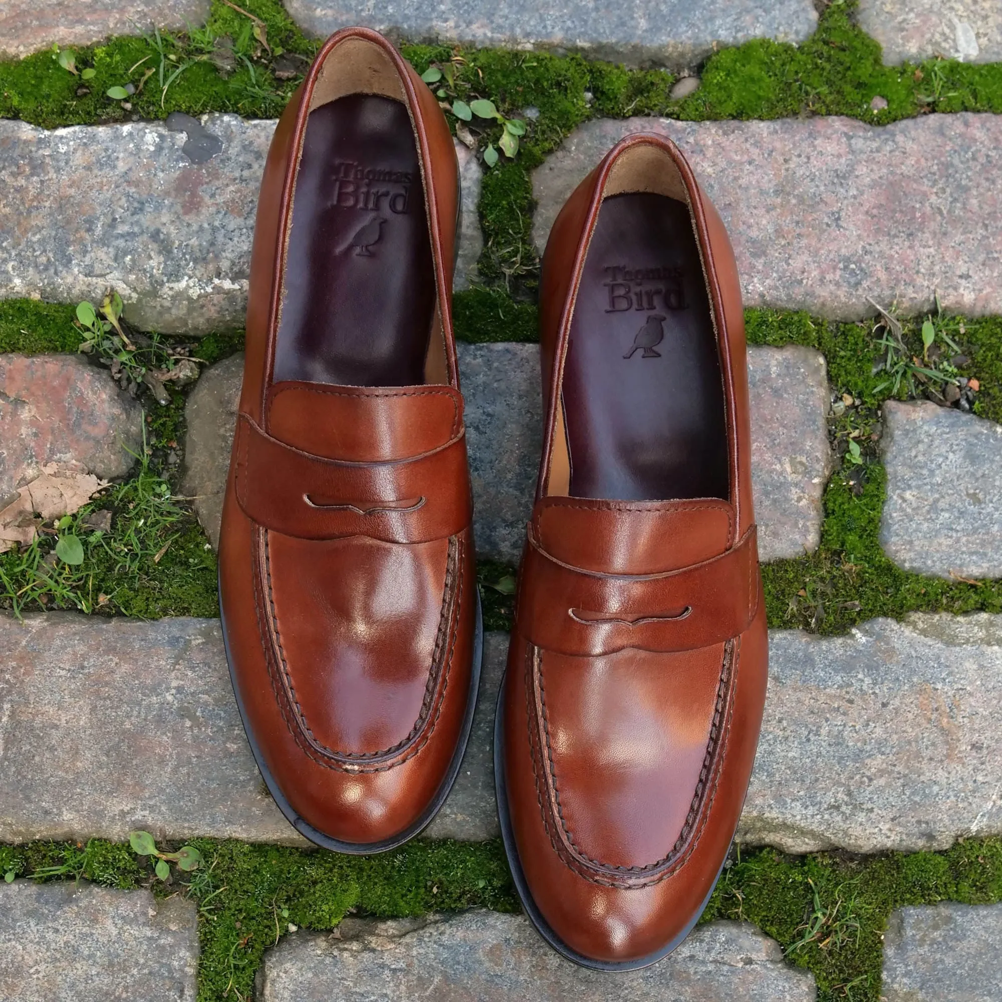 Roma Penny Loafer Chestnut