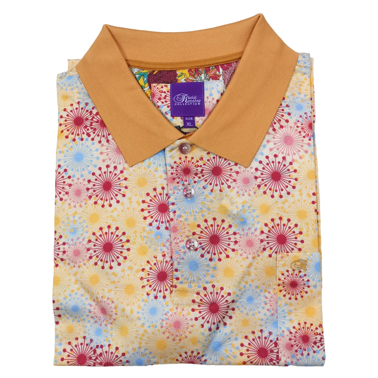 Rossini Italian Double Mercerized Cotton Peach Golfer