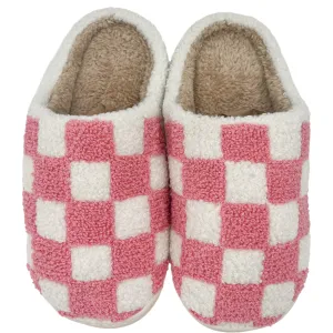 SF-1120 Pink Check Slipper