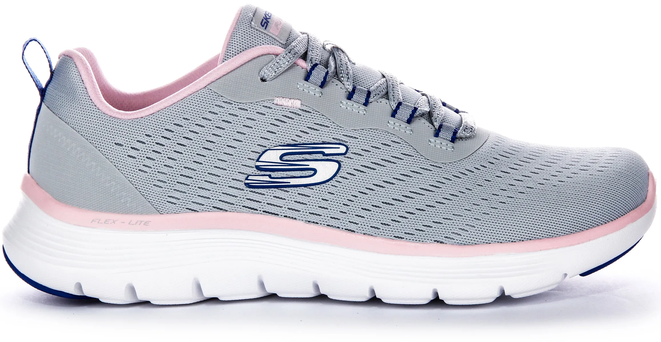 Skechers Flex Appeal 5.0 In Greypink For Women