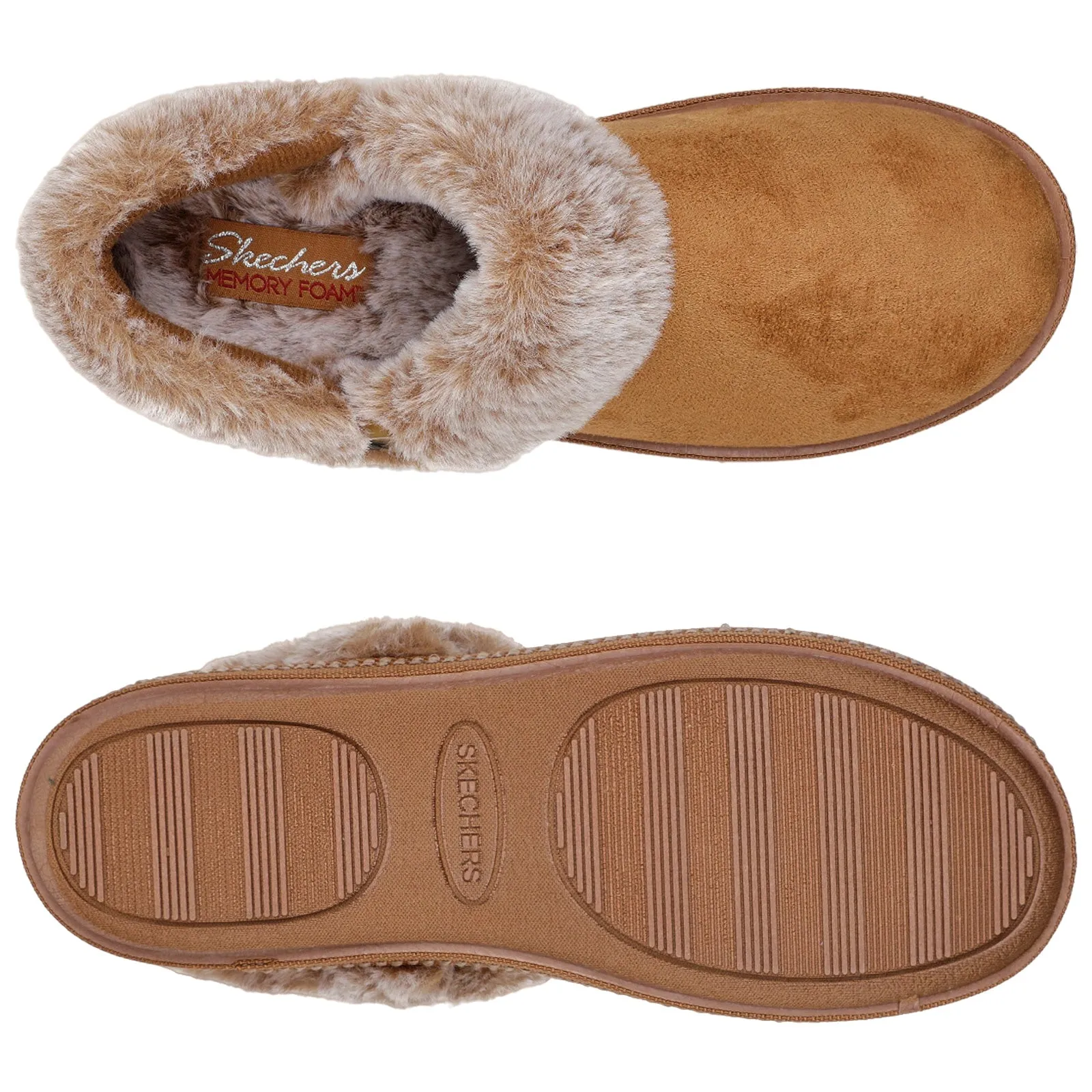 Skechers Ladies Cozy Campfire - French Toast Slippers