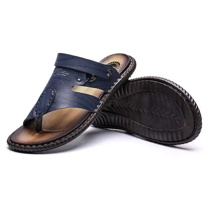 Soft Leather Men's Slip on Shoes